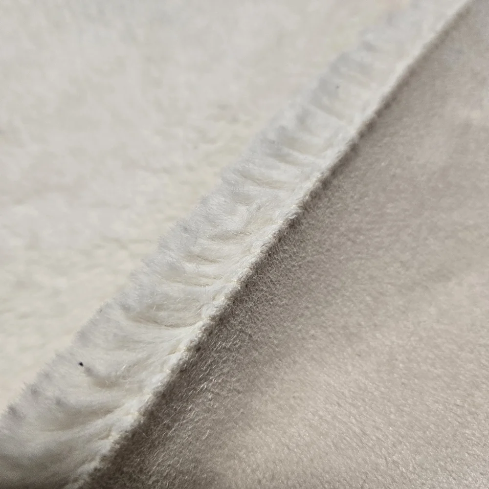 Faux Fur Rectangle Rug, Ivory